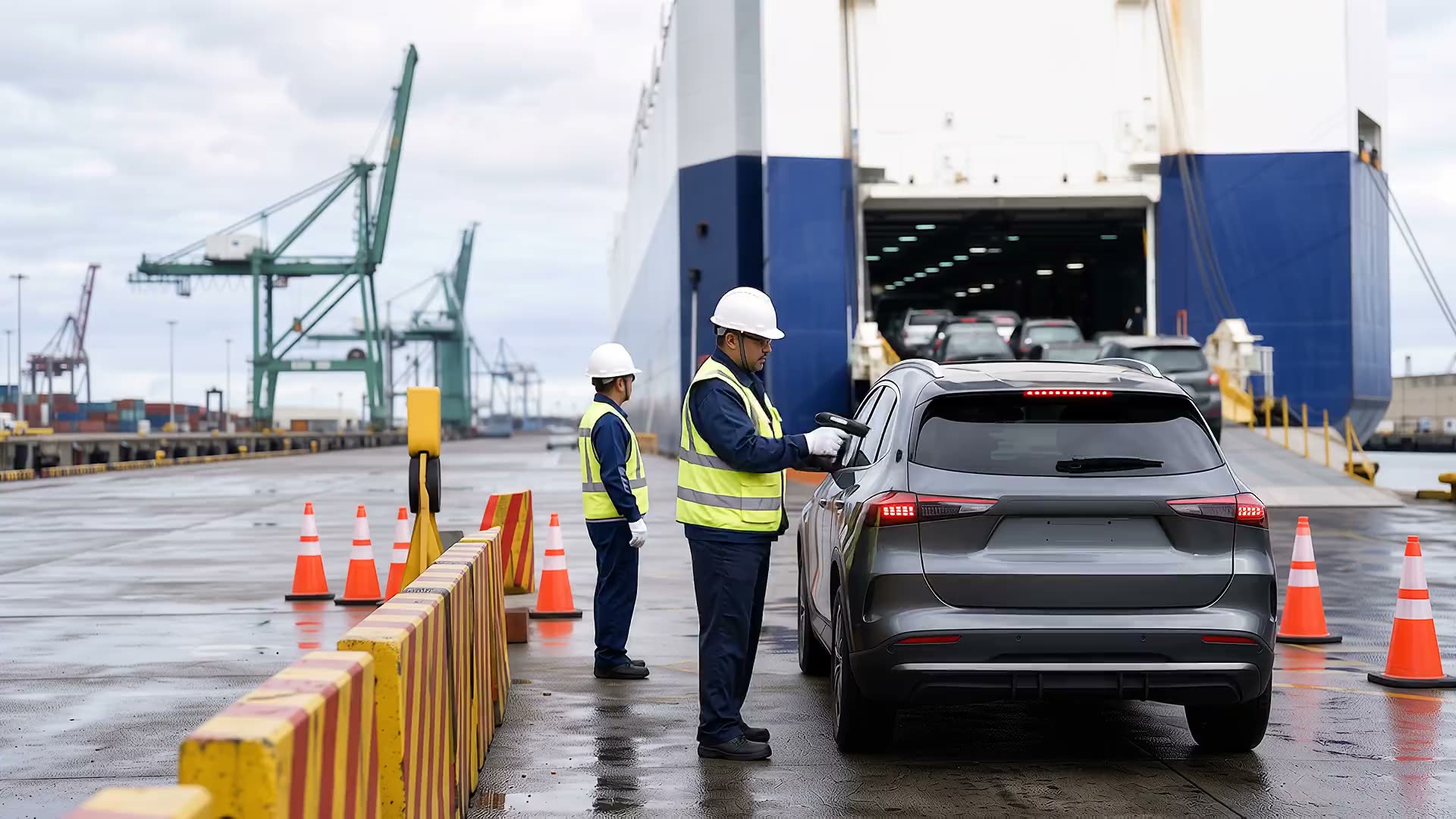 Final Inspection, VIN Scan and Location Record